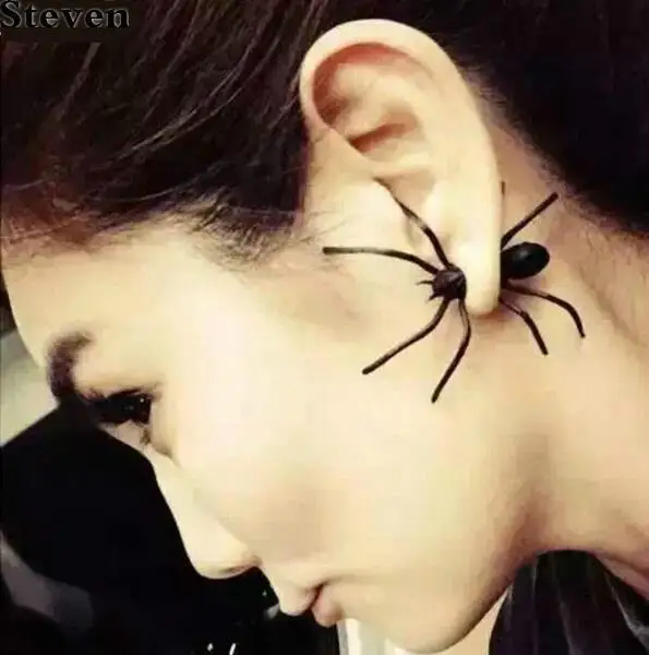 New Arrival Punk Black Spider Stud Earrings Personality Hip Hop Piercing Earrings Handsome Funny Short Earrings For Women Gift
New Arrival Punk Black Spider Stud Earrings Personality Hip Hop Piercing Earrings Handsome Funny Short Earrings For Women Gift