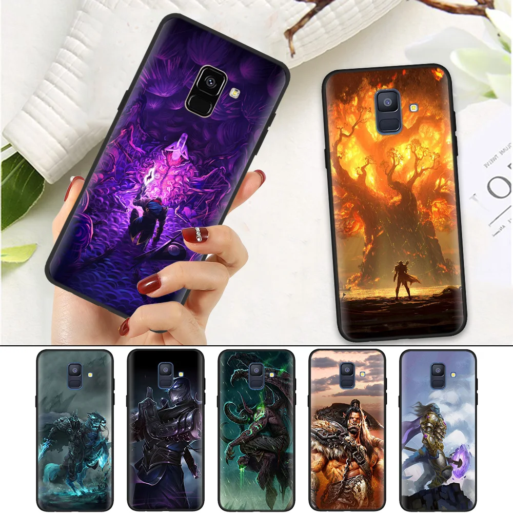 Black Silicone Case Bag Cover for Samsung Galaxy J4 J6 Plus Note 8 9 J3 J5 J7 2017 EU M10 M20 M30 Shell Coque World of Warcraft
Black Silicone Case Bag Cover for Samsung Galaxy J4 J6 Plus Note 8 9 J3 J5 J7 2017 EU M10 M20 M30 Shell Coque World of Warcraft