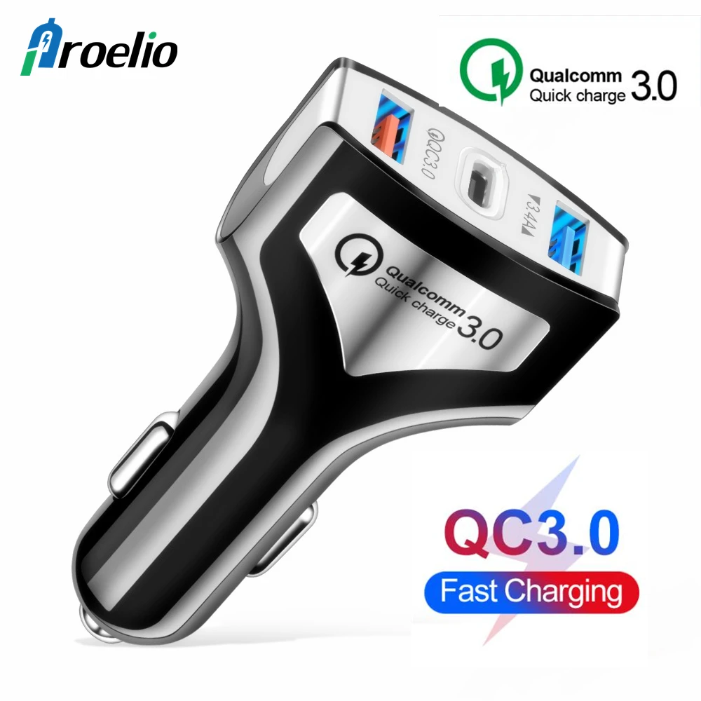 Proelio Type C Interface Qucik Charge 3.0 Multi USB Car Charger For iPhone 7 8 Plus X Fast Charge Phone Car Charger For Xiaomi
Proelio Type C Interface Qucik Charge 3.0 Multi USB Car Charger For iPhone 7 8 Plus X Fast Charge Phone Car Charger For Xiaomi