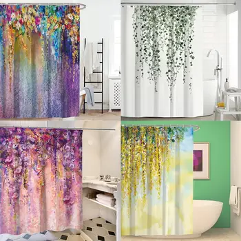 Plant Printing Fabric Polyester Waterproof Shower Curtain Colorful Curtains Bath Home Bohemia Ethnic Decoration
Plant Printing Fabric Polyester Waterproof Shower Curtain Colorful Curtains Bath Home Bohemia Ethnic Decoration
