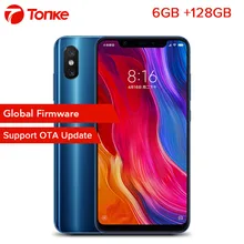 OTA Global Firmware Xiaomi Phone 6GB RAM 128GB ROM Mi8 Mi 8 Snapdragon 845 Octa Core 6.21" 2148x1080P Fingerprint ID(China)