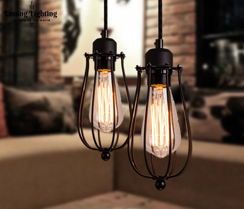 Nordic Vintage Loft Pendant Lamp Art Iron Cage Industrial Pendant Light For Bar/Warehouse/Dining Hall Fixture Lighting Diamond
Nordic Vintage Loft Pendant Lamp Art Iron Cage Industrial Pendant Light For Bar/Warehouse/Dining Hall Fixture Lighting Diamond