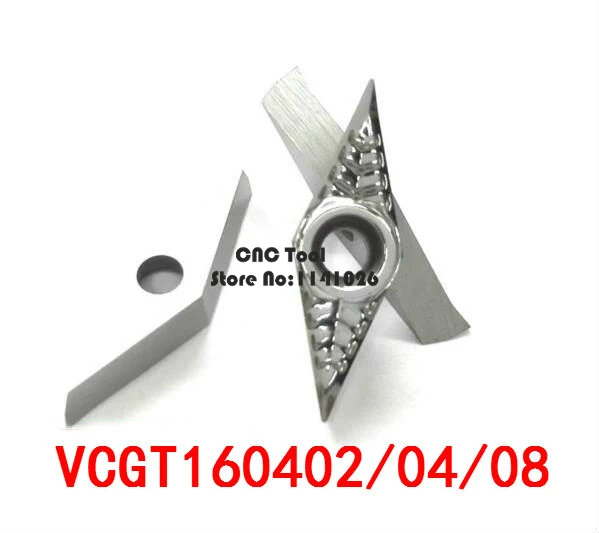 10PCS VCGT160402/ VCGT160404/ VCGT160408 Aluminum carbide insert CNC lathe tool,suit for aluminum processing,insert SVUCR/SVQCR
10PCS VCGT160402/ VCGT160404/ VCGT160408 Aluminum carbide insert CNC lathe tool,suit for aluminum processing,insert SVUCR/SVQCR
