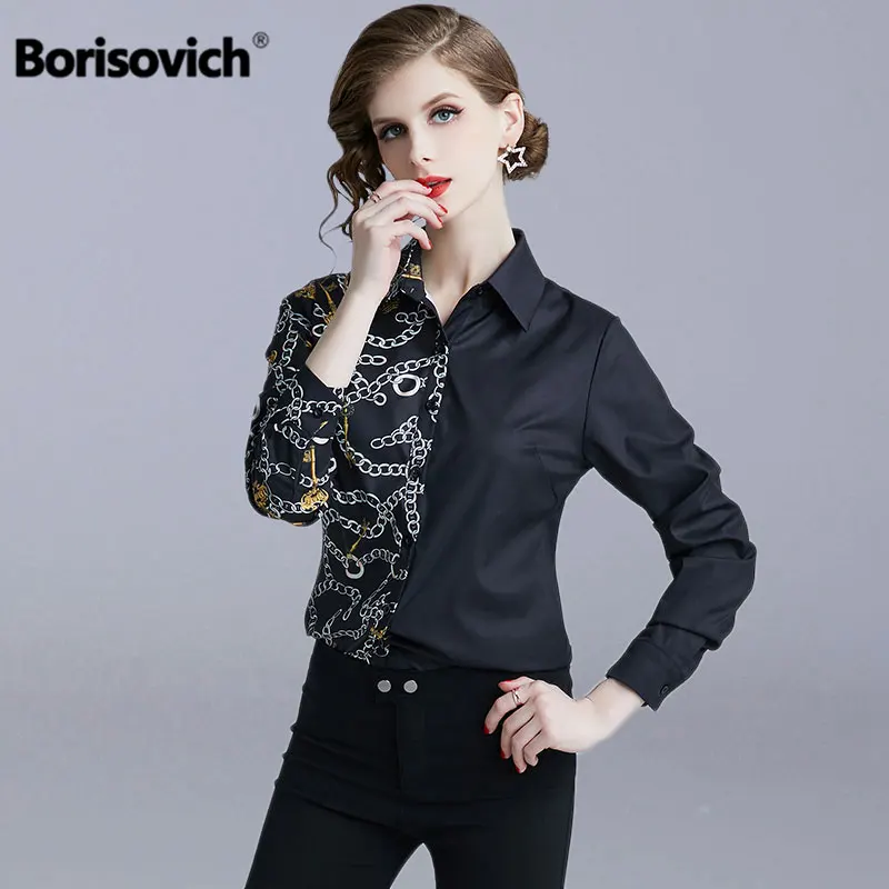 Borisovich Office Lady Elegant Slim Shirt New Brand 2019 Spring Fashion Turn-down Collar Women Casual Blouses Shirts N879
Borisovich Office Lady Elegant Slim Shirt New Brand 2019 Spring Fashion Turn-down Collar Women Casual Blouses Shirts N879