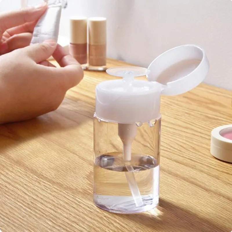 1 Pc Liquid Alcohol Press Empty Clear Bottle Portable Nail Acrylic Gel Polish Cleaner Remover Dispenser Refillable Bottles
1 Pc Liquid Alcohol Press Empty Clear Bottle Portable Nail Acrylic Gel Polish Cleaner Remover Dispenser Refillable Bottles