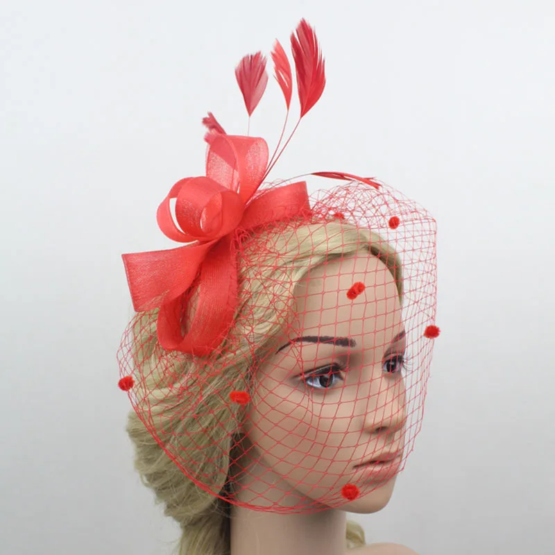 Fashion Women Veil Hair Accessory Bowknot Hat Feathers Net Head Ornaments Cover The Face Headress Flower Girl A027
Fashion Women Veil Hair Accessory Bowknot Hat Feathers Net Head Ornaments Cover The Face Headress Flower Girl A027
