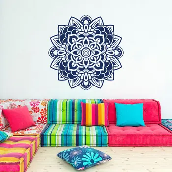 Wall Decal Mandala Flowers Wall Art Decor India Bohemian Moroccan Ornament Bedroom Interior Design Yoga Studio Muurstickers WW-9
Wall Decal Mandala Flowers Wall Art Decor India Bohemian Moroccan Ornament Bedroom Interior Design Yoga Studio Muurstickers WW-9