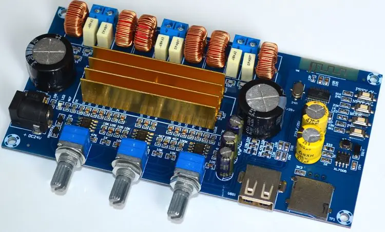 USB TF Bluetooth TPA3116 HiFi стерео 2*50 Вт + 100 Вт 2,1 Плата усилителя класса D аудио Плата усилителя мощности
USB TF Bluetooth TPA3116 HiFi стерео 2*50 Вт + 100 Вт 2,1 Плата усилителя класса D аудио Плата усилителя мощности