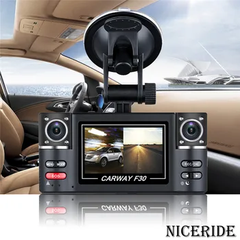 Dual Lens Car DVR 2.7" TFT LCD HD 1080P Rotated F30 Dash Camera Vehicle Digital Video Recorder Camcorder Night Vision
Dual Lens Car DVR 2.7" TFT LCD HD 1080P Rotated F30 Dash Camera Vehicle Digital Video Recorder Camcorder Night Vision