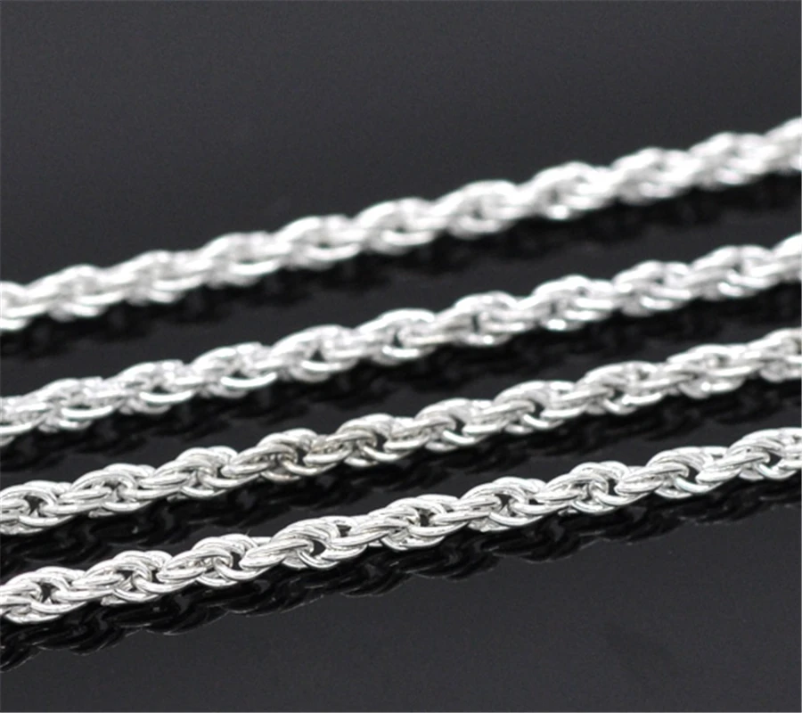 DoreenBeads 10M Silver color Braiding Link Chain 2x0.45mm (B13705), yiwu 
DoreenBeads 10M Silver color Braiding Link Chain 2x0.45mm (B13705), yiwu