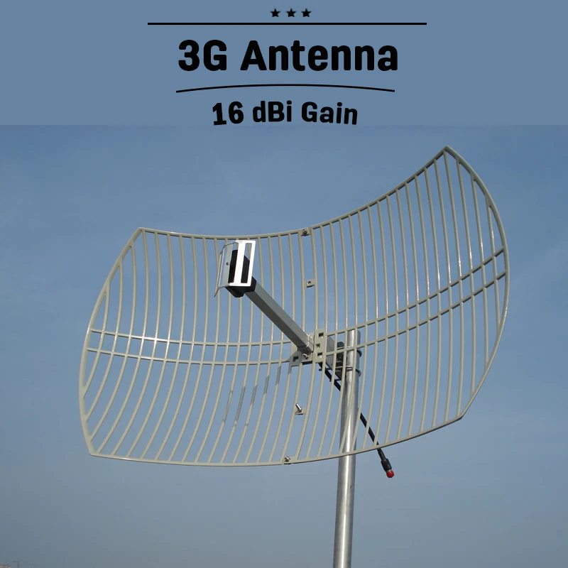 3G UMTS 2100 Outdoor Cell Grid Antenna 16dBi High Gain WCDMA 2100mhz External Antenna For Mobile Phone Signal Booster Repeater23
3G UMTS 2100 Outdoor Cell Grid Antenna 16dBi High Gain WCDMA 2100mhz External Antenna For Mobile Phone Signal Booster Repeater23