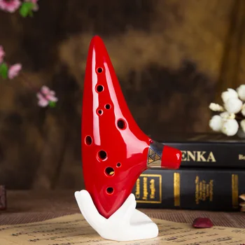12 Holes Ceramic Ocarina Flute Alto C Smoked Burn Submarine Style Musical Instrument with Music Score for Beginner
12 Holes Ceramic Ocarina Flute Alto C Smoked Burn Submarine Style Musical Instrument with Music Score for Beginner