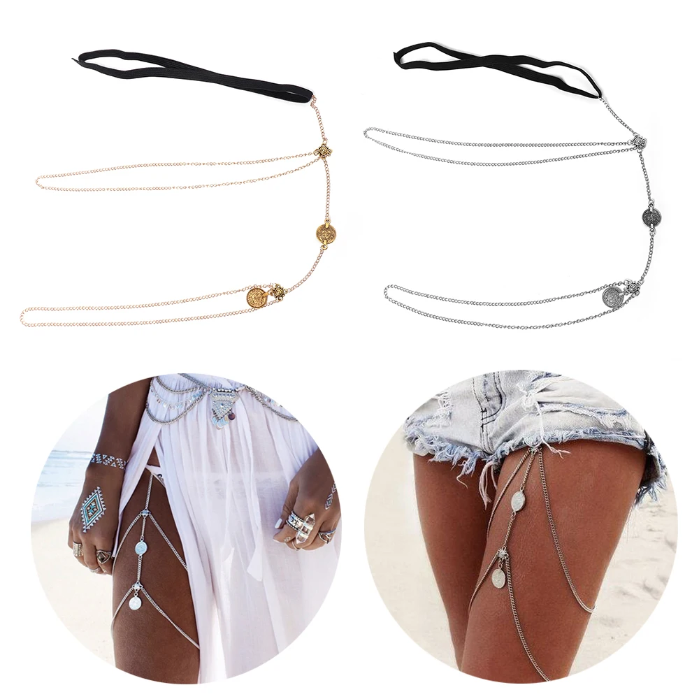 Summer Fashion Vintage Sexy Coin thigh Multilayer Boho Thigh Leg Chain Bohemia Chic leg body Jewelry Accessory
Summer Fashion Vintage Sexy Coin thigh Multilayer Boho Thigh Leg Chain Bohemia Chic leg body Jewelry Accessory