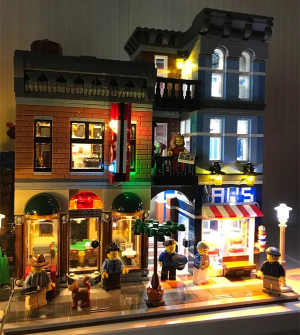 JULITE Led Building Blocks for lego Creator 10246 Detective Office and pin 15011 (Model is not included)
JULITE Led Building Blocks for lego Creator 10246 Detective Office and pin 15011 (Model is not included)