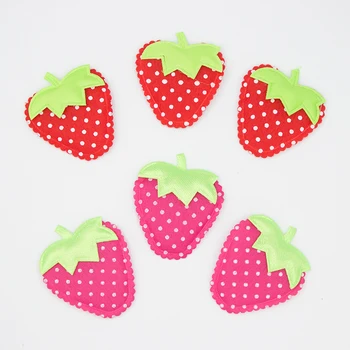 Set of 100pcs Fabric Red Strawberry Kawai Polka dot Padded Appliques 42*35mm Garment Patches,hair clips accessories
Set of 100pcs Fabric Red Strawberry Kawai Polka dot Padded Appliques 42*35mm Garment Patches,hair clips accessories