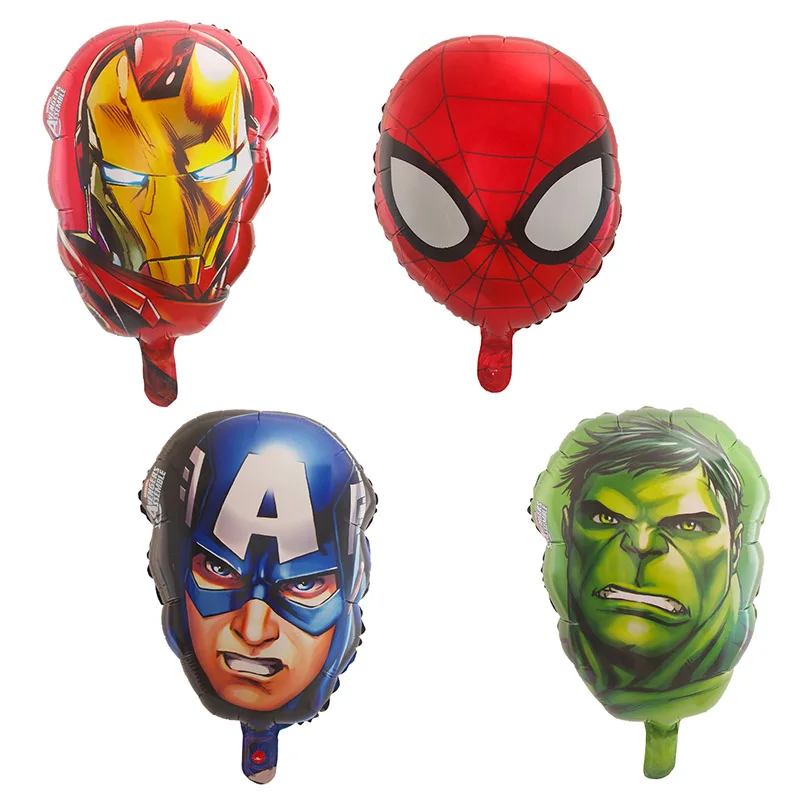 4pcs super heros The Avengers Hero head balloon Captain America Hulk SpiderMan Head Foil Balloons for birthday party decoration
4pcs super heros The Avengers Hero head balloon Captain America Hulk SpiderMan Head Foil Balloons for birthday party decoration