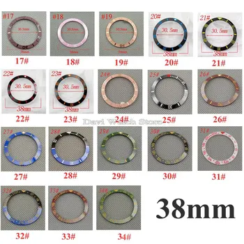 38mm black blue white green ceramic bezel insert for 40mm submariner Automatic men's Watch (18Types)
38mm black blue white green ceramic bezel insert for 40mm submariner Automatic men's Watch (18Types)