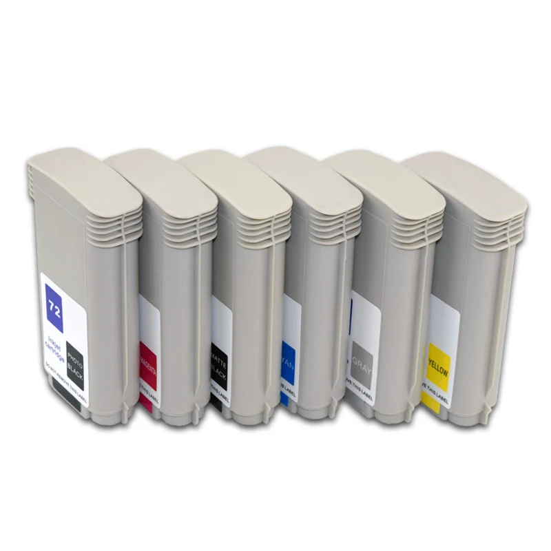 130ML 72 Pre-filled Compatible Ink Cartridge for HP72 for HP Designjet t610 t620 t770 t790 t1100 t1120 t1200 t1300 t2300 Printer
130ML 72 Pre-filled Compatible Ink Cartridge for HP72 for HP Designjet t610 t620 t770 t790 t1100 t1120 t1200 t1300 t2300 Printer