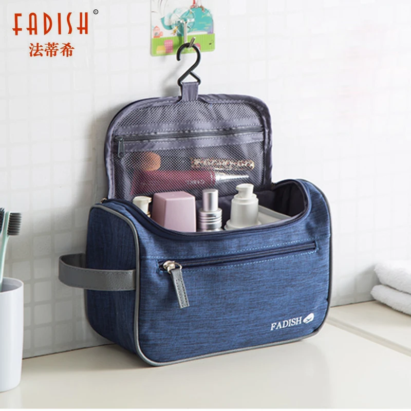 FADISH Waterproof Men Oxford Cosmetic Bag Hanging Makeup Bag Travel Organizer Large Necessaries Make Up Case Wash Toiletry Bag
FADISH Waterproof Men Oxford Cosmetic Bag Hanging Makeup Bag Travel Organizer Large Necessaries Make Up Case Wash Toiletry Bag