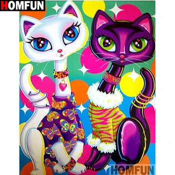HOMFUN Full Square/Round Drill 5D DIY Diamond Painting "Cartoon cat" 3D Embroidery Cross Stitch 5D Home Decor A13562
HOMFUN Full Square/Round Drill 5D DIY Diamond Painting "Cartoon cat" 3D Embroidery Cross Stitch 5D Home Decor A13562