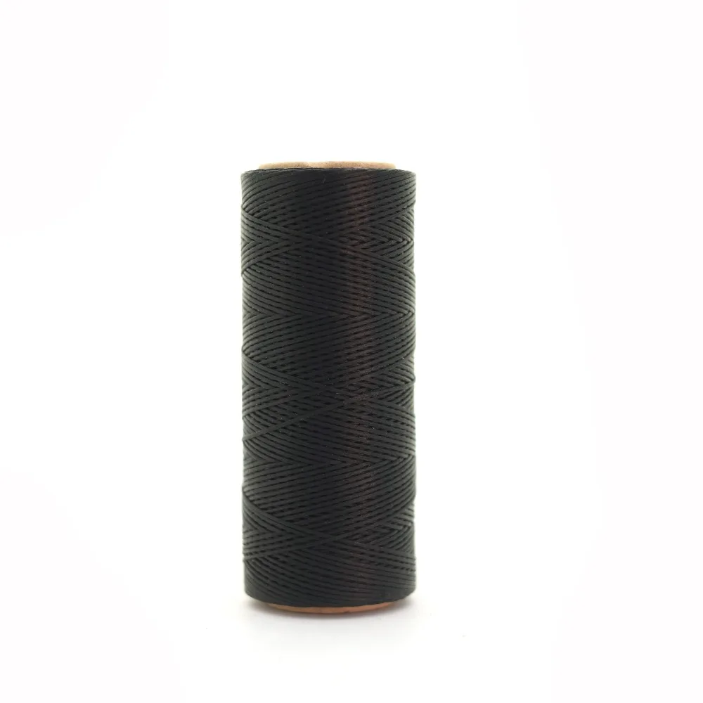 waxed thread 0.8mm black 1