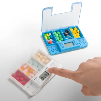 High Quality 4 Grid Intelligent Timer Reminder Pills Box Organizer Storage Pill Case MD99
High Quality 4 Grid Intelligent Timer Reminder Pills Box Organizer Storage Pill Case MD99