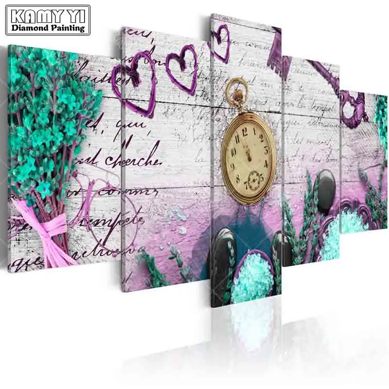 full square drill Diamond embroidery home Flowers clock 5D DIY diamond painting Cross Stitch Multi-picture home decoration
full square drill Diamond embroidery home Flowers clock 5D DIY diamond painting Cross Stitch Multi-picture home decoration