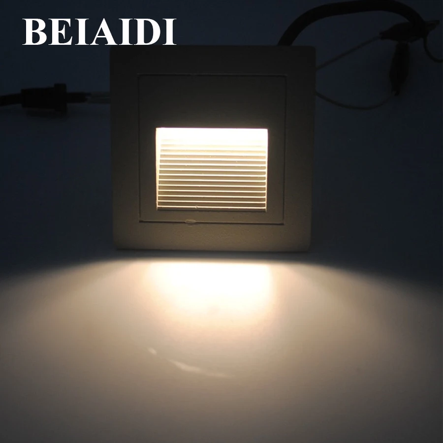 Потолочный светильник BEIAIDI 6 шт./лот 3 Вт напольный ступенька|stair step light|step lightoutdoor