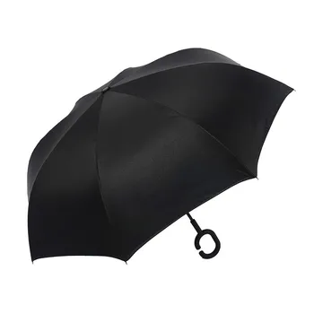 Umbrella creative umbrella double layer can stand C-type handle car reverse umbrella free anti-receipt umbrella
Umbrella creative umbrella double layer can stand C-type handle car reverse umbrella free anti-receipt umbrella