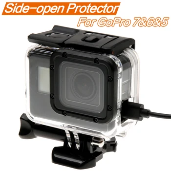 Skeleton Protective case Housing Side-opening Backdoor with hole Black Out with lens glass for GoPro Hero 7 6 5 Accessories
Skeleton Protective case Housing Side-opening Backdoor with hole Black Out with lens glass for GoPro Hero 7 6 5 Accessories