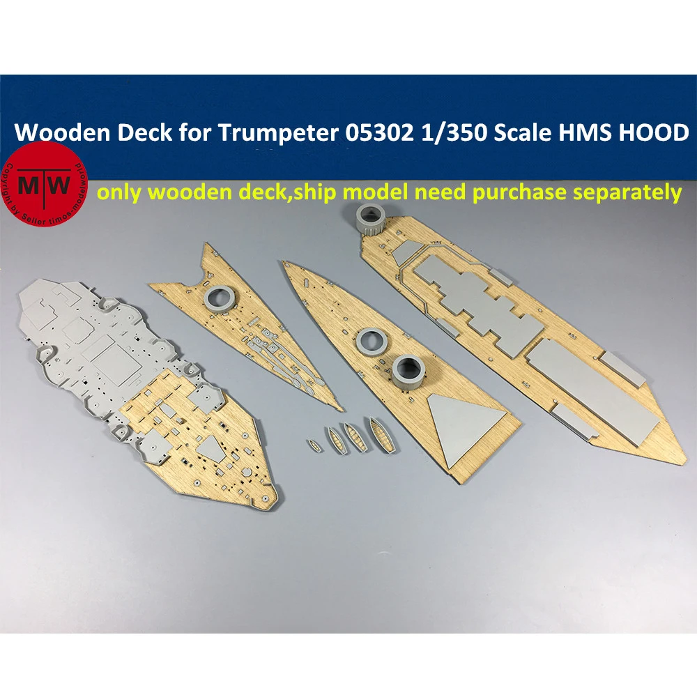 Деревянная колода в масштабе 1/350 для Trumpeter 05302, модель корабля HMS HOOD CY350007
Деревянная колода в масштабе 1/350 для Trumpeter 05302, модель корабля HMS HOOD CY350007