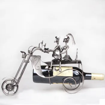 Two people riding a motorcycle mettle iron wine rack cabinet special Home Furnishing decoration
Two people riding a motorcycle mettle iron wine rack cabinet special Home Furnishing decoration