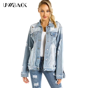2019 Women's Jacket Jeans Jacket for Women Loose Casual Blue Women Coats Female outwear Ripped Denim Coat Feminine DB110
2019 Women's Jacket Jeans Jacket for Women Loose Casual Blue Women Coats Female outwear Ripped Denim Coat Feminine DB110