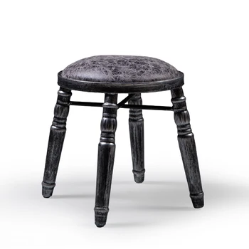American country dressing stool retro old furniture makeup stool European nail stool industrial wind chair living room stool
American country dressing stool retro old furniture makeup stool European nail stool industrial wind chair living room stool