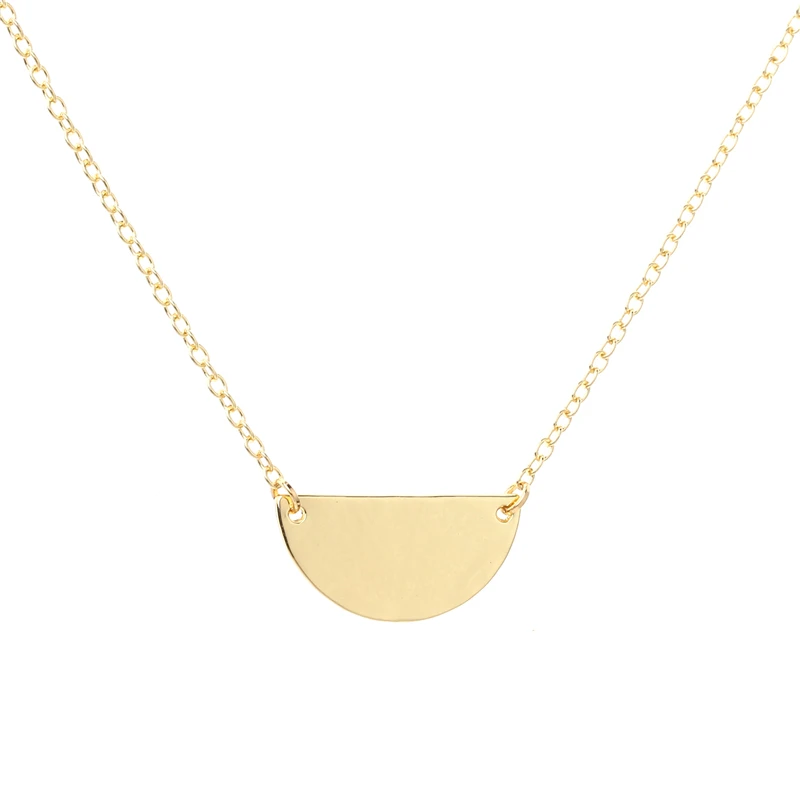 2017 Wholesale New Design Half Moon Pendant Necklace Hammered Half Moon Charm Necklace For Women
2017 Wholesale New Design Half Moon Pendant Necklace Hammered Half Moon Charm Necklace For Women