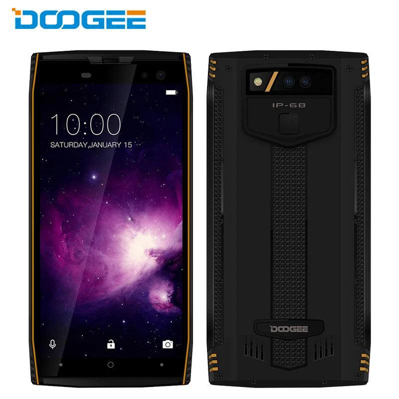 

Original DOOGEE S50 IP68 Waterproof Cell Phone Phone 5.7" 6GB RAM 64GB ROM MTK Helio P23 Octa Core Quad Cams 5180mAh Smartphone