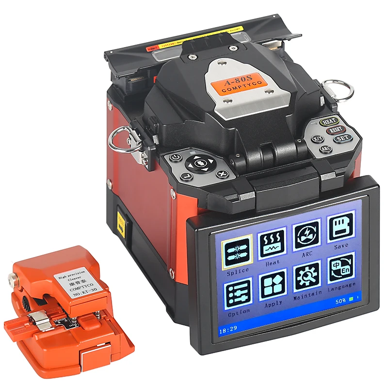 COMPTYCO A-80S Automatic Intelligent Optical Fiber Fusion Splicer FTTH Fiber Welding SM
COMPTYCO A-80S Automatic Intelligent Optical Fiber Fusion Splicer FTTH Fiber Welding SM