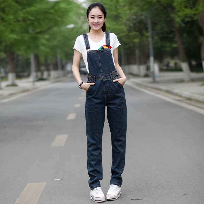 2020 New Korean version of the tide High waist Loose Large size Denim Bib Female Conjoined Suspender Trousers Size S-4XL 5XL
2020 New Korean version of the tide High waist Loose Large size Denim Bib Female Conjoined Suspender Trousers Size S-4XL 5XL