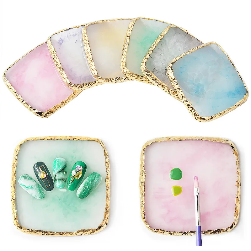 1Pcs Natural Resin Stone Color Palette False Nail Tips Display Board Stand Holder Practice Showing Shelf Manicure Nail Art Tools
1Pcs Natural Resin Stone Color Palette False Nail Tips Display Board Stand Holder Practice Showing Shelf Manicure Nail Art Tools