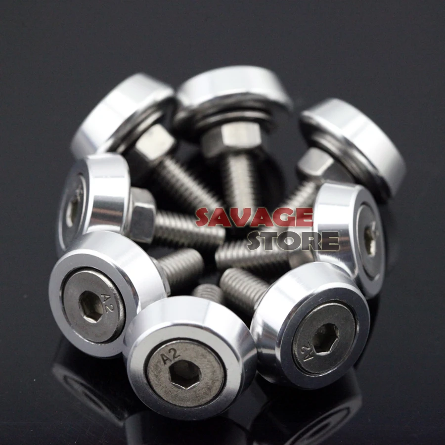6mm Motorcycle Engine Fender License Plate Screw Frame Fairing Bolt Silver For HONDA SUZUKI Aprilia BMW KTM KAWASAKI MV DUCATI
6mm Motorcycle Engine Fender License Plate Screw Frame Fairing Bolt Silver For HONDA SUZUKI Aprilia BMW KTM KAWASAKI MV DUCATI