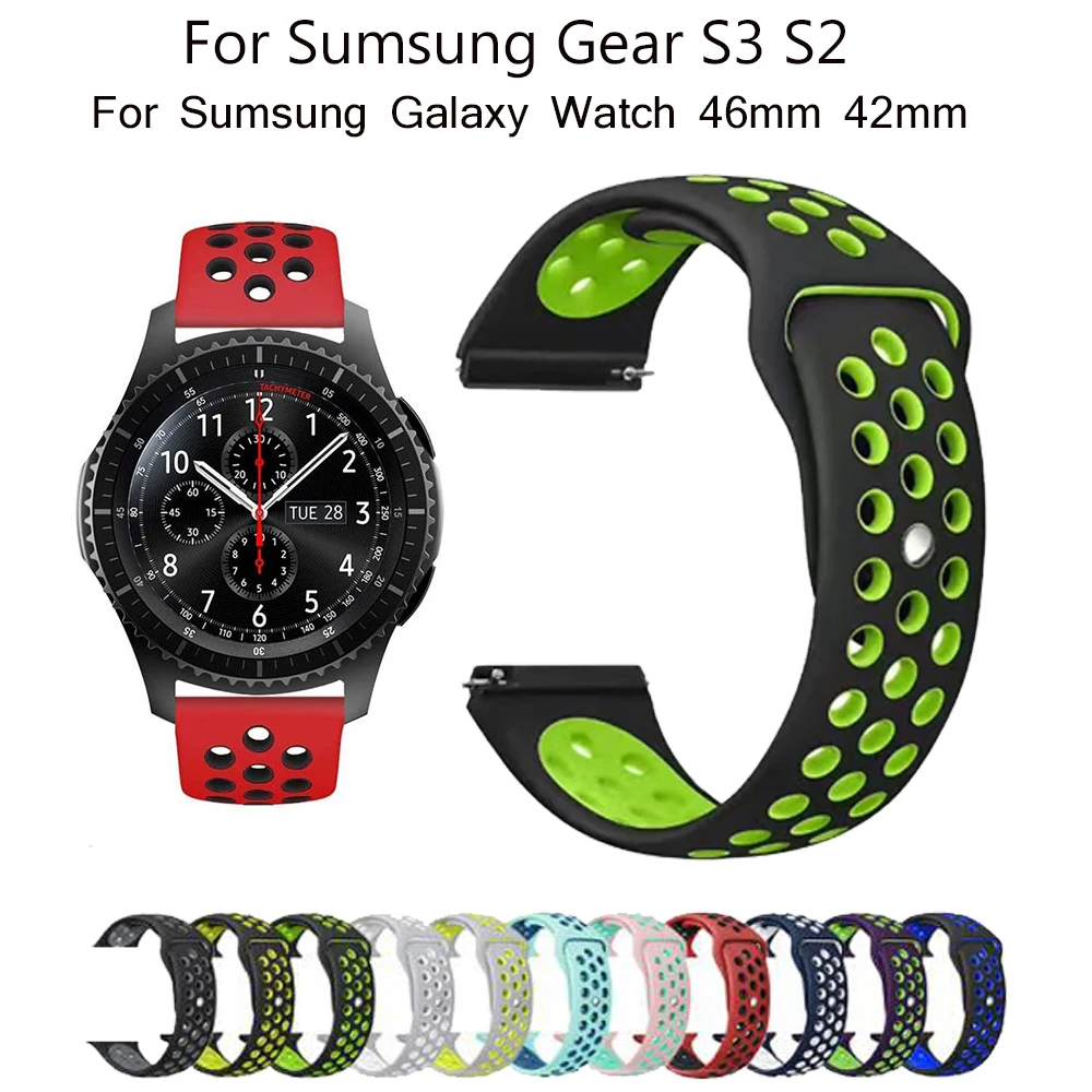 Hot 22mm 20mm For Samsung Gear sport S2 S3 Frontier Classic Band huami amazfit bip Strap huawei GT 2 galaxy watch active 42 46mm
Hot 22mm 20mm For Samsung Gear sport S2 S3 Frontier Classic Band huami amazfit bip Strap huawei GT 2 galaxy watch active 42 46mm