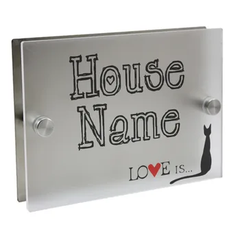 Cute Cat Plaques Outdoor Signs Personalized Modern House Number Door Sign Plaque Street Acrylic Matte Glass TOP
Cute Cat Plaques Outdoor Signs Personalized Modern House Number Door Sign Plaque Street Acrylic Matte Glass TOP