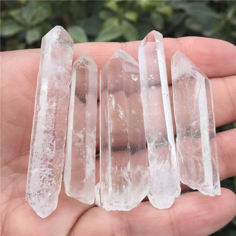 5pcs Natural Clear Quartz Crystal Point Aura Quartz Wand Crystal Minerals Jewerly Accessory DIY Gift
5pcs Natural Clear Quartz Crystal Point Aura Quartz Wand Crystal Minerals Jewerly Accessory DIY Gift