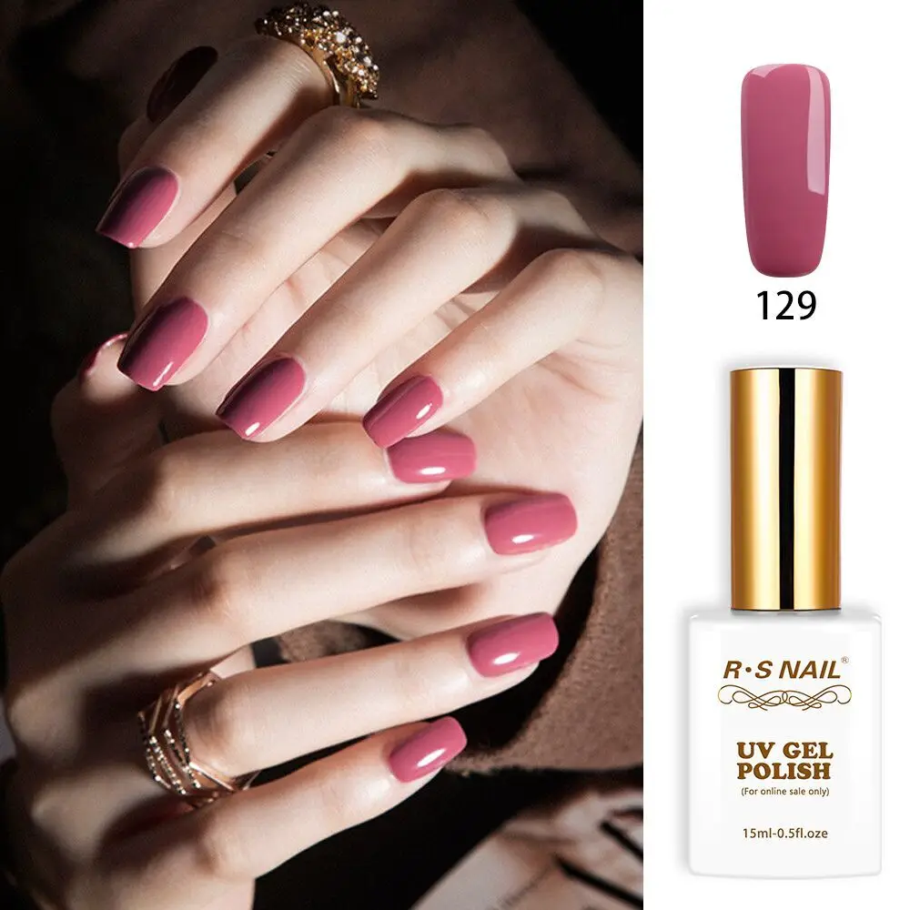 RS Nail 15ml pink uv led gel varnish No.129 gel nail polish gel lacquer vernis semi permanant French manicure unhas de gel
RS Nail 15ml pink uv led gel varnish No.129 gel nail polish gel lacquer vernis semi permanant French manicure unhas de gel
