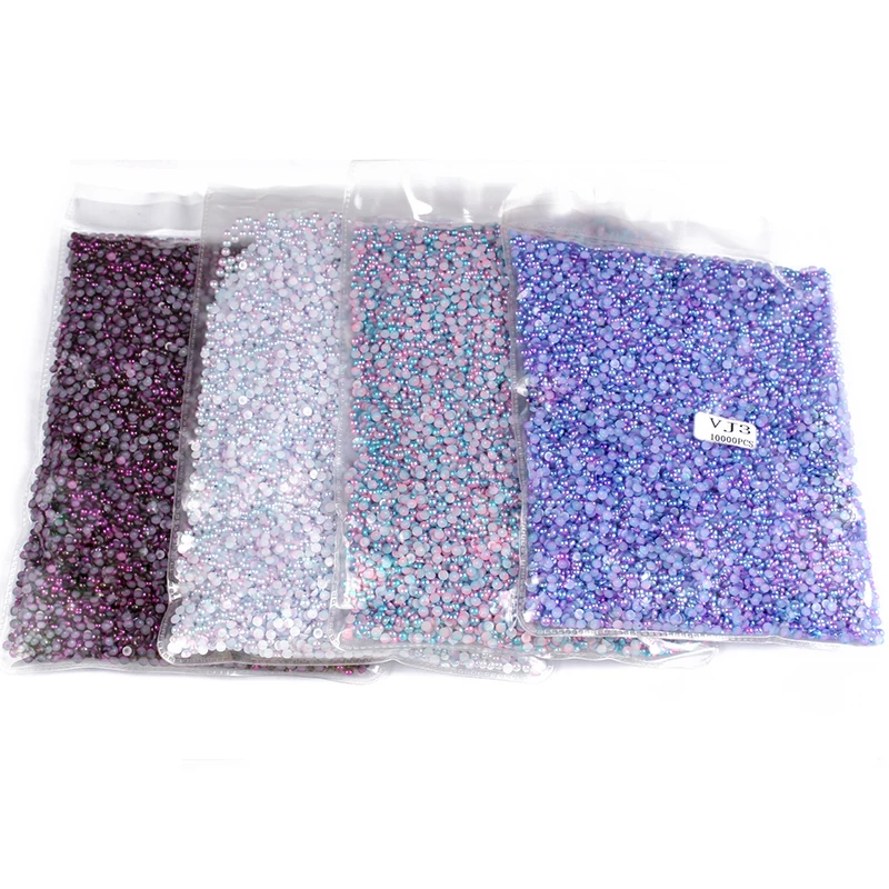 10000Pcs/Pack Nail Art Half 3mm Multicolored Pearls 3D Rhinestones Nail Tips Decoration Wholesale Free Shipping JT152
10000Pcs/Pack Nail Art Half 3mm Multicolored Pearls 3D Rhinestones Nail Tips Decoration Wholesale Free Shipping JT152