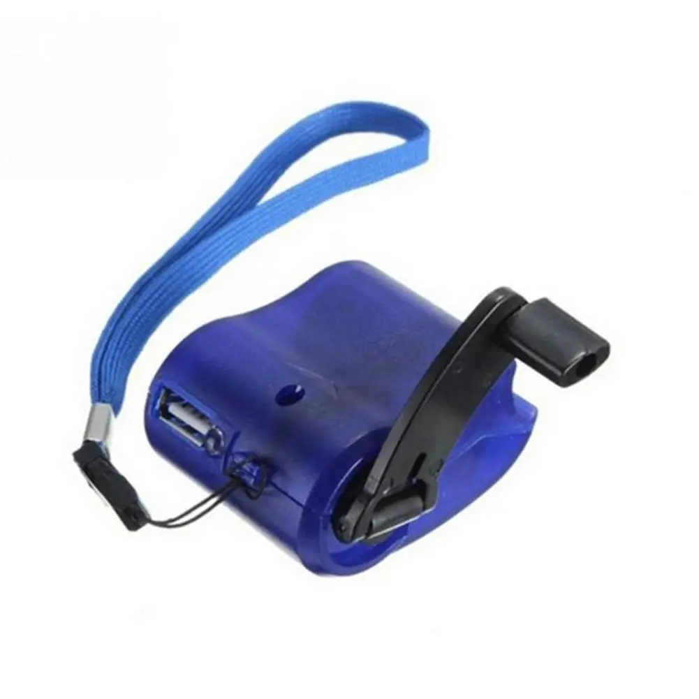 Portable Hand Crank Manual Outdoor Travel Emergency USB Mobile Phone Charger | Электроника
