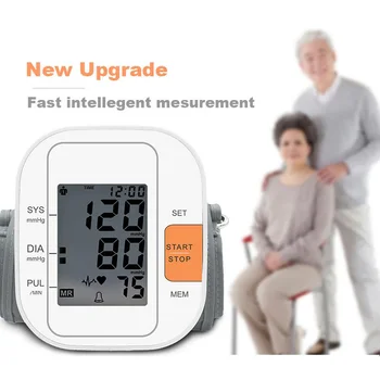 Automatic Arm Type Electronic Sphygmomanometer Portable Digital Arm Blood Pressure Tester Heartbeat test Health Care Monitor
Automatic Arm Type Electronic Sphygmomanometer Portable Digital Arm Blood Pressure Tester Heartbeat test Health Care Monitor