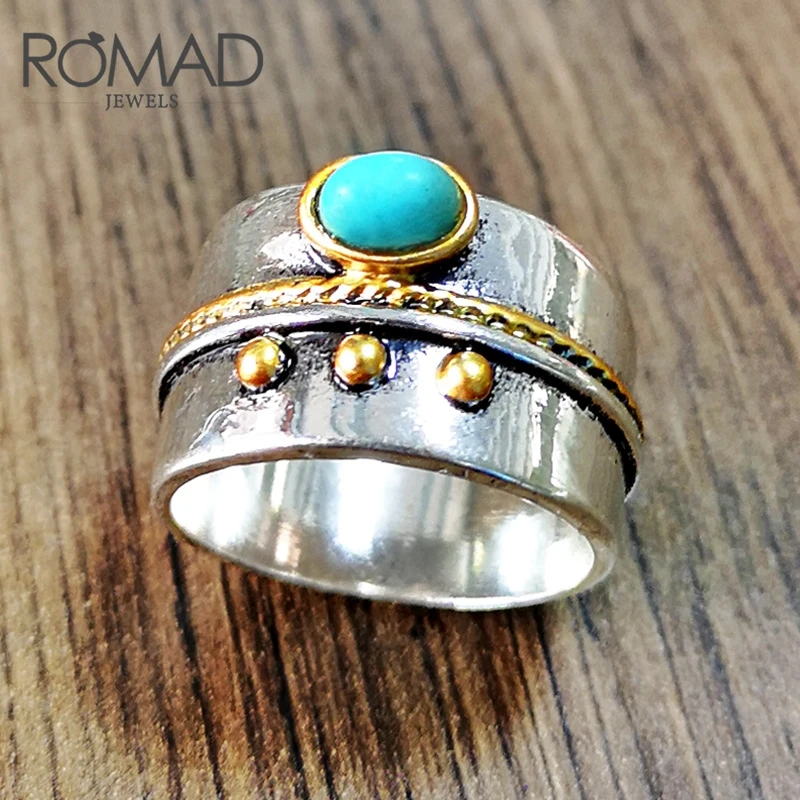 ROMAD Bohemia Vintage Ring Punk Classic Green Beaded Resin Finger Rings for Women/Men Fashion Engagement Ring Men Jewellery B40
ROMAD Bohemia Vintage Ring Punk Classic Green Beaded Resin Finger Rings for Women/Men Fashion Engagement Ring Men Jewellery B40