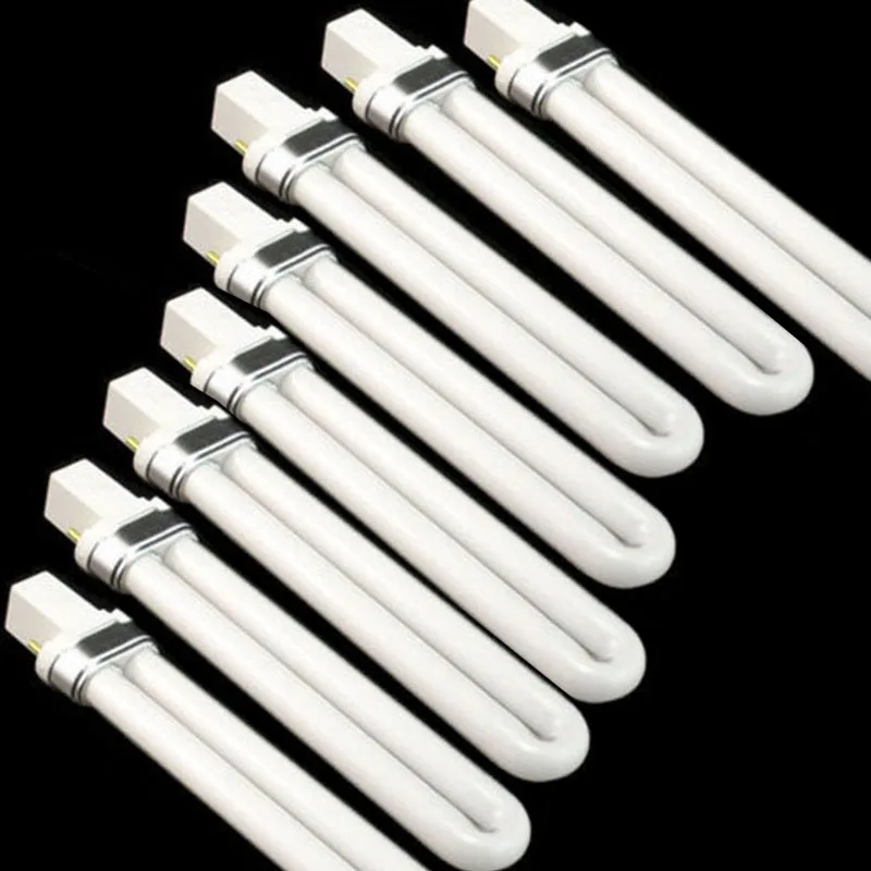 12PCS/ Lot 9W U Shape Gel UV Lamp Light Bulbs U-shape 2-pin For 36W 9W UV Gel Nail Polish Dryer 365nm Dryer White Light
12PCS/ Lot 9W U Shape Gel UV Lamp Light Bulbs U-shape 2-pin For 36W 9W UV Gel Nail Polish Dryer 365nm Dryer White Light
