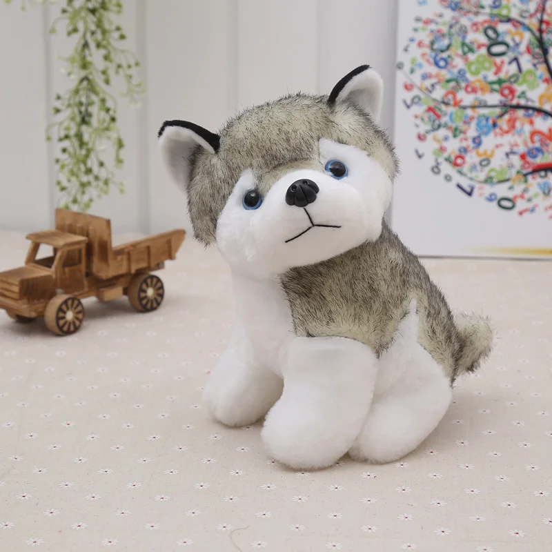 1 pcs 20cm Lovely Simulation Husky Dog Stuffed Animals Plush Toys Cushions Gifts Plush Animals speelgoed
1 pcs 20cm Lovely Simulation Husky Dog Stuffed Animals Plush Toys Cushions Gifts Plush Animals speelgoed